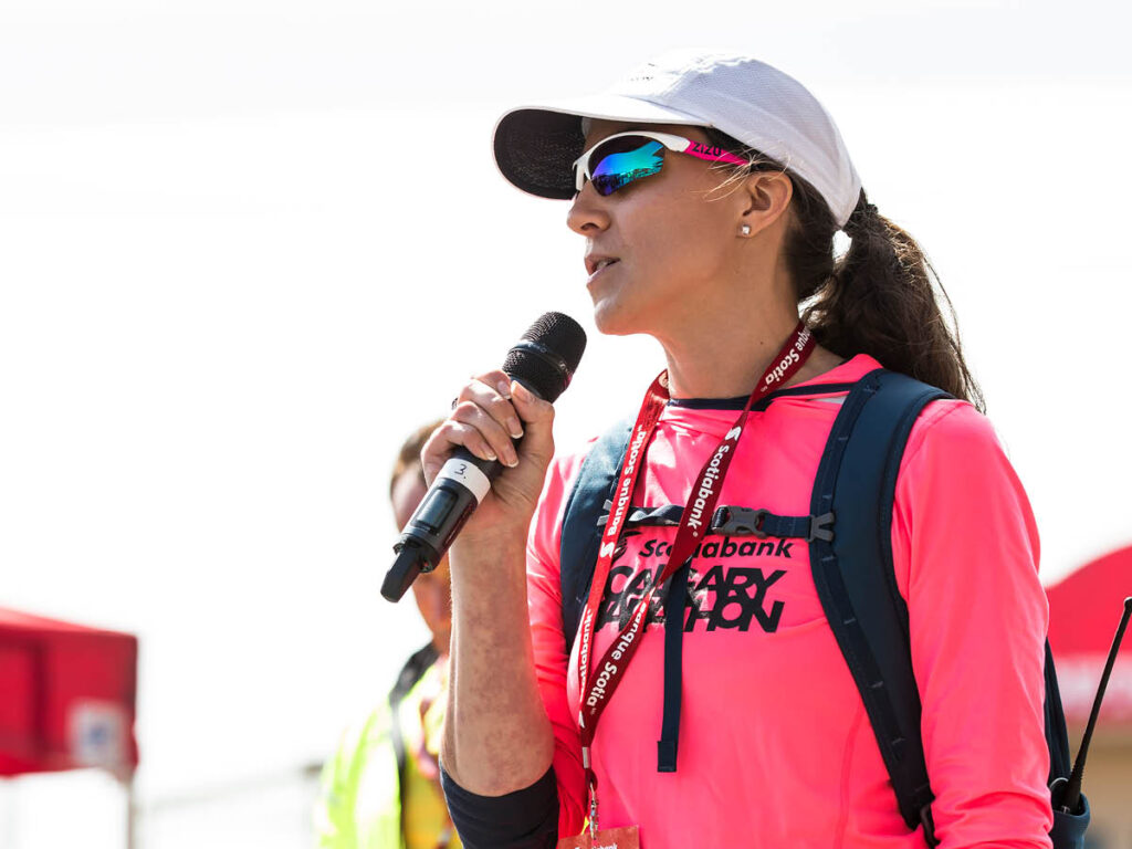 Kirsten Fleming, Executive Director of the Scotiabank Calgary Marathon