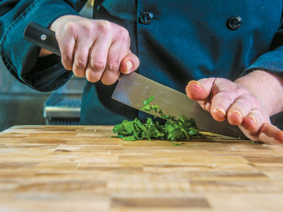 Chopping Herbs and Smaller Items