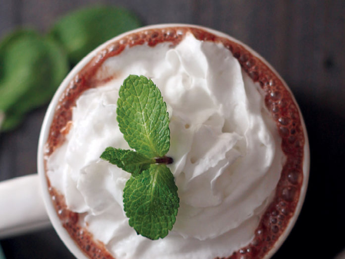 Decadent Peppermint Hot Chocolate