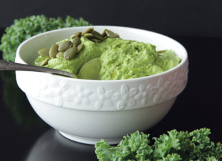 Kale and Hemp Hummus