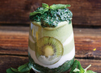 Kiwi Mint Parfait