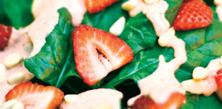 Baby Spinach Salad With Strawberry Vinaigrette