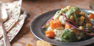 Halibut Ceviche with Coconut Milk & Clementines