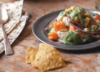 Halibut Ceviche with Coconut Milk & Clementines