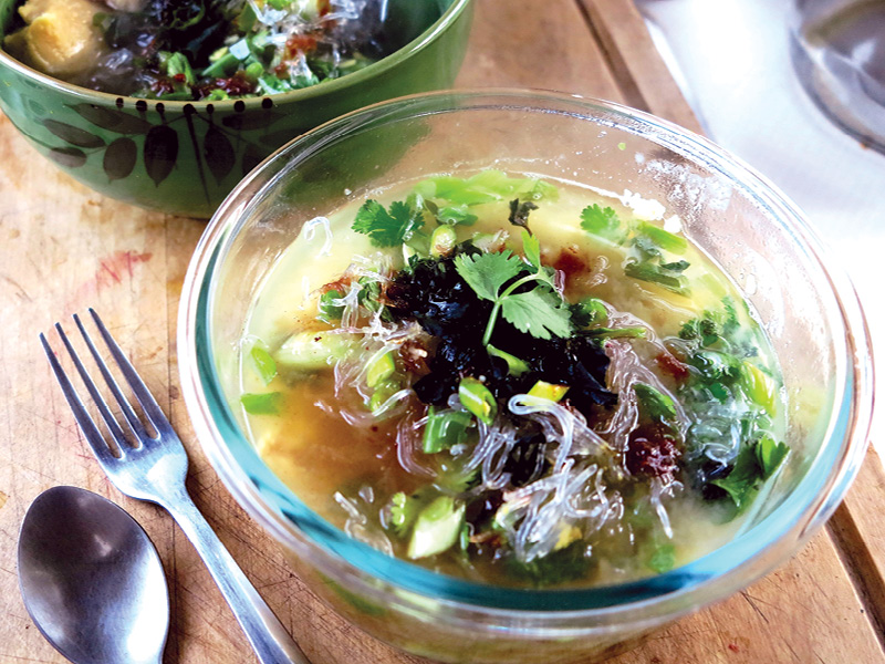 Tangy Ginger Kelp Noodle Soup | IMPACT Magazine