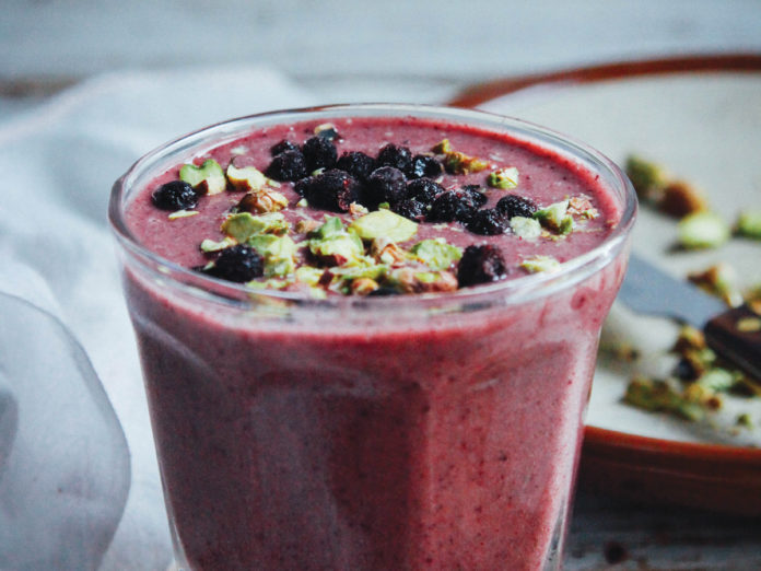 Ginger Blueberry Smoothie