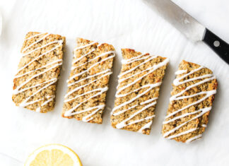 Lemon Poppy Seed Oat Breakfast Bars