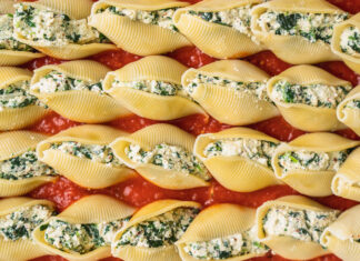 Ricotta and Spinach Stuffed Shells