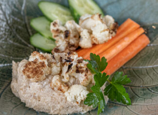 Roasted Cauliflower Hummus