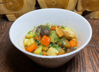 Roasted Parsnip & Chestnut Stew