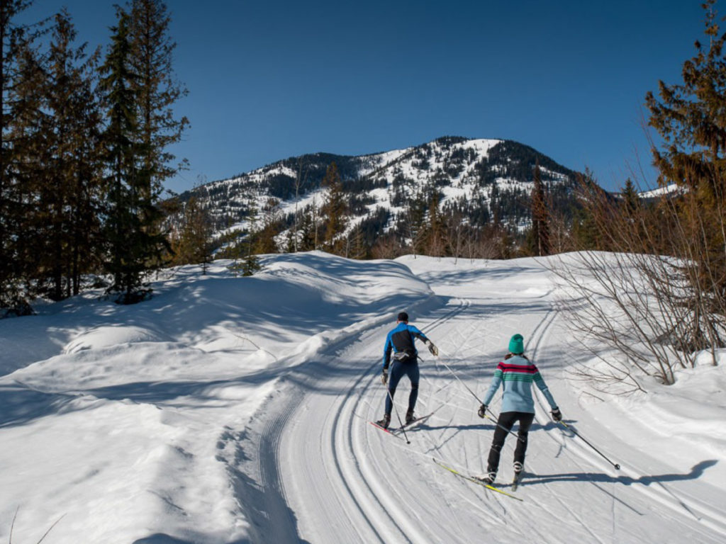 Nordic skiing in Rossland