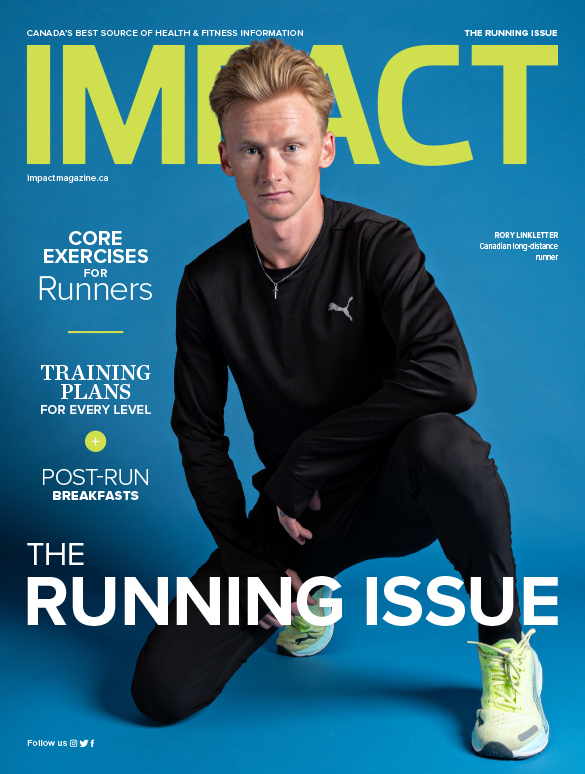 Rory Linkletter is on the cover of our Running Issue