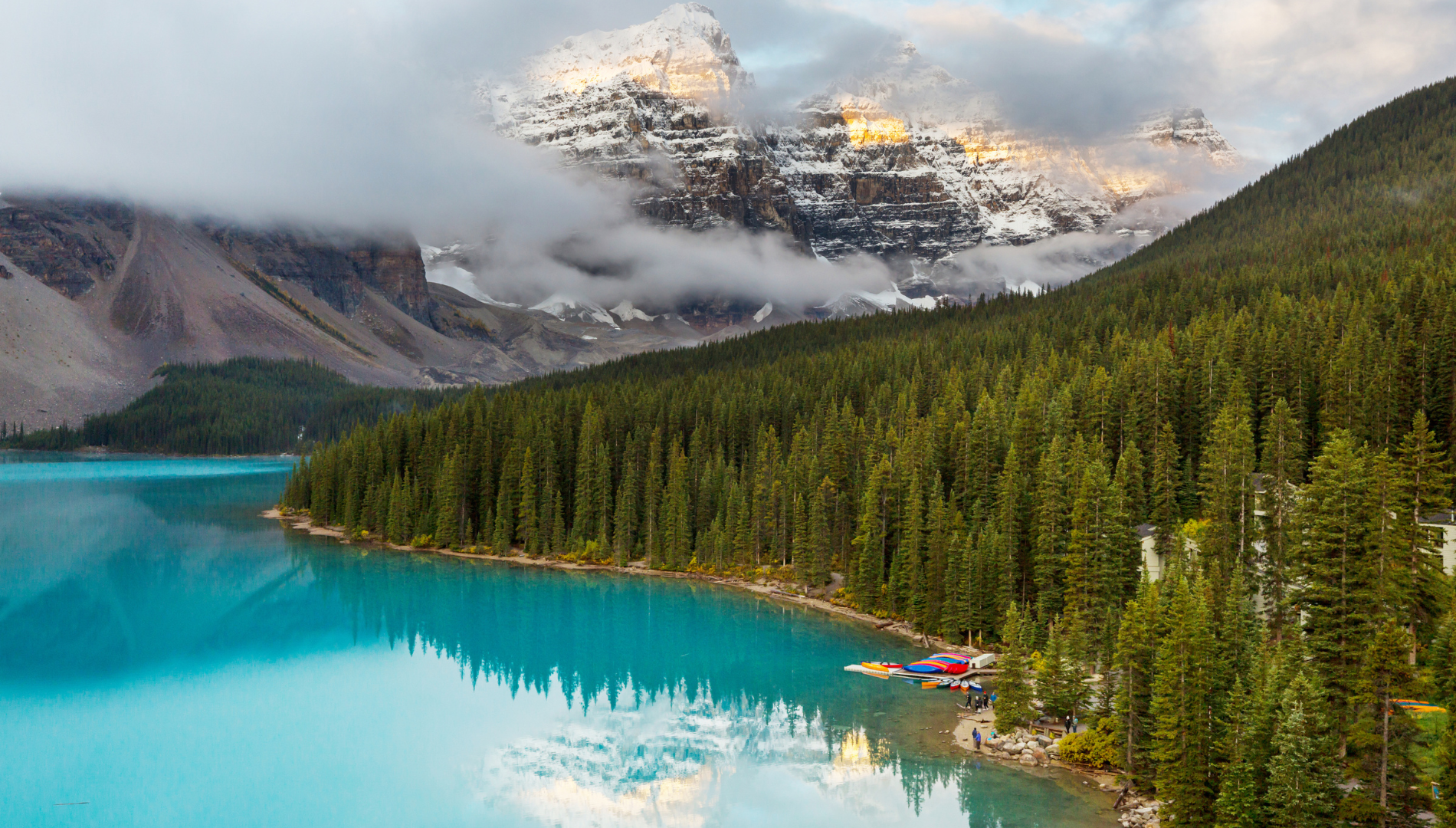 Moraine Lake Alberta Banff National park