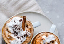 Healthy Gingerbread Hot Chocolate