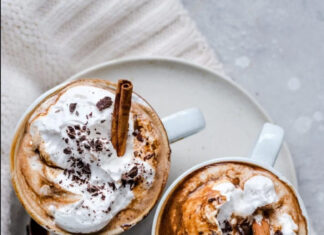 Healthy Gingerbread Hot Chocolate