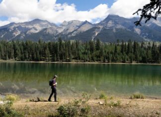 Hiking in Golden, British Columbia