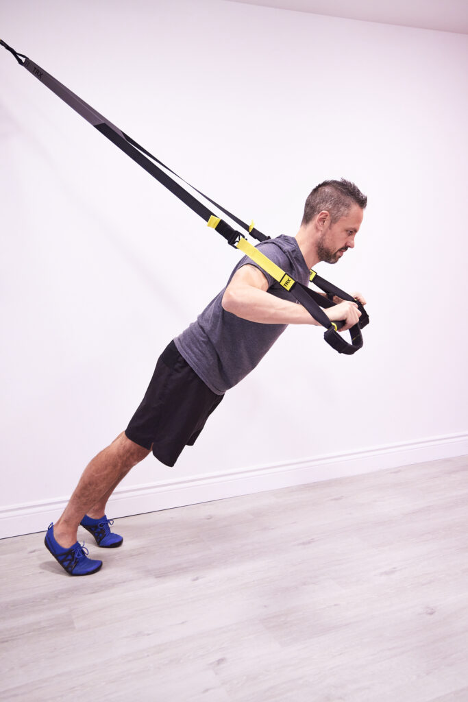 Suspension Trainer Chest Press to Rollout 1