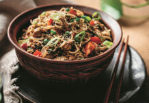Meaty Thai Green Curry-Spiced Ramen