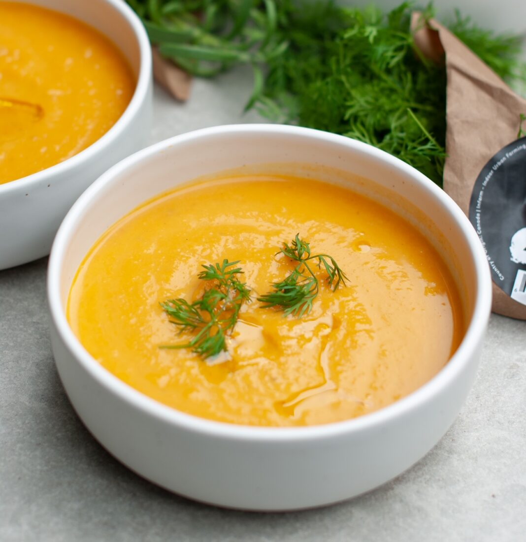 Vegan butternut squash soup