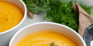 Vegan butternut squash soup