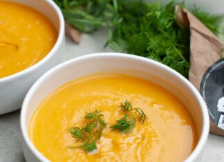 Vegan butternut squash soup