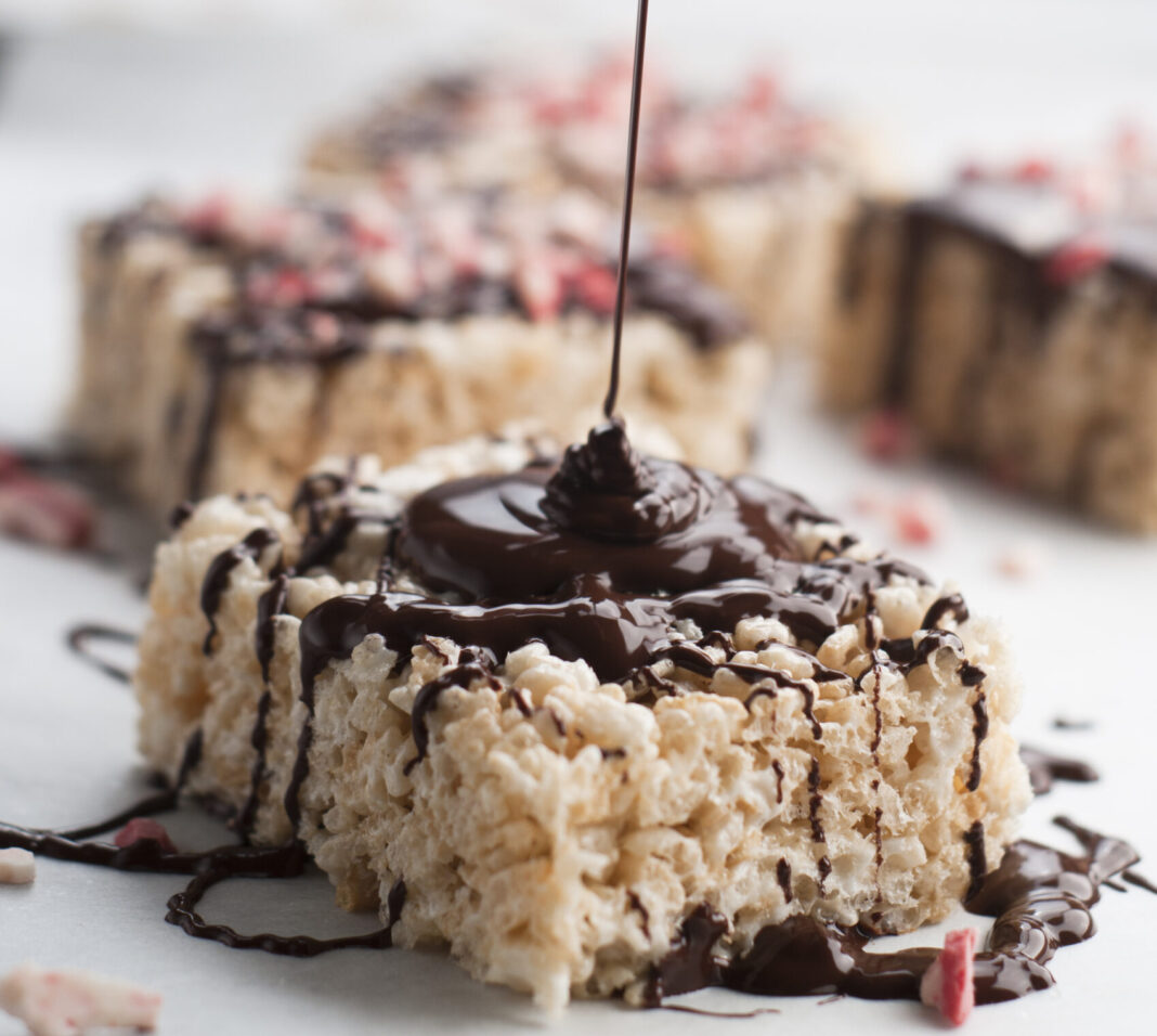 vegan rice crispy squares