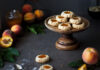 Peach thumbprint cookies