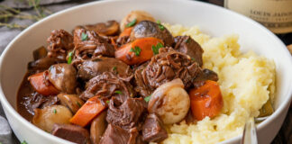 Jackfruit Bourguignon