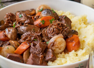 Jackfruit Bourguignon