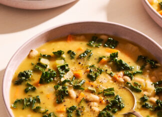 Navy Bean Tuscan Kale Soup