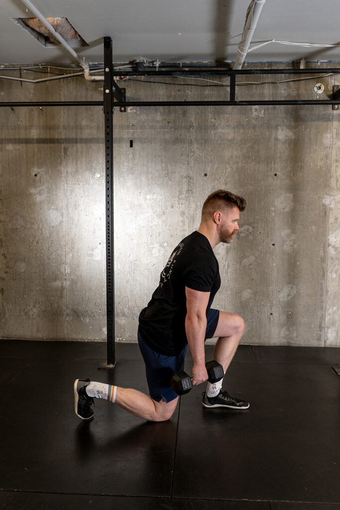 Single-Leg Romanian Deadlift into Lunge  
