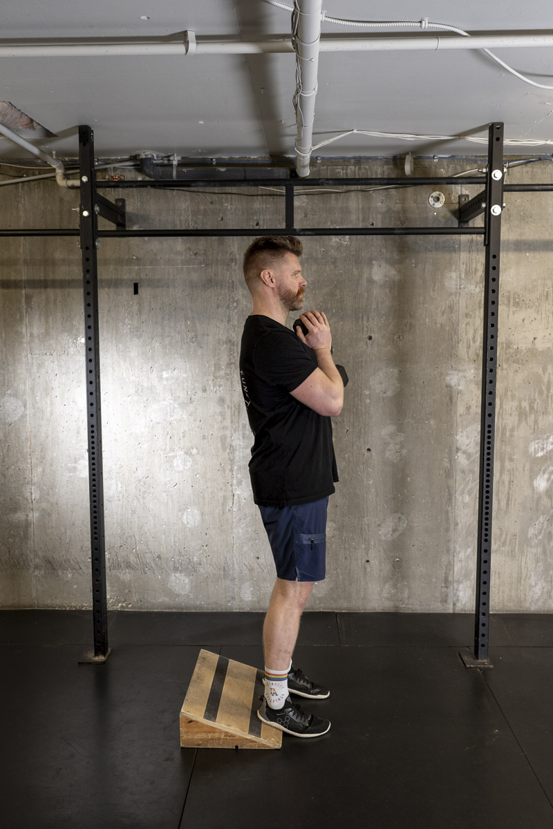 1+ ¼ Cyclist Squats