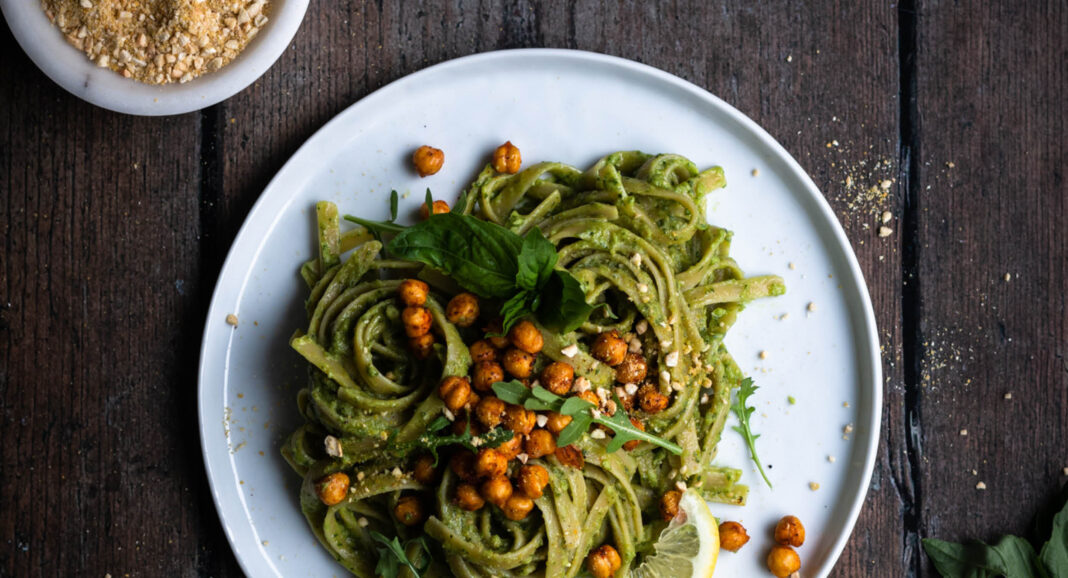 Avocado Pesto Pasta