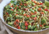 Edamame and Pistachio Soba Noodle Spinach Salad