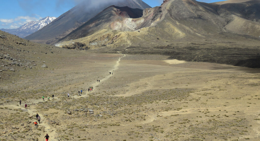 Trail across South Crater.