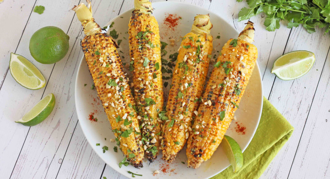 Grilled Mexican Street Corn