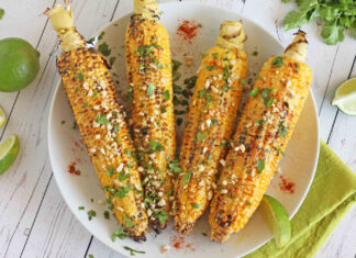 Grilled Mexican Street Corn